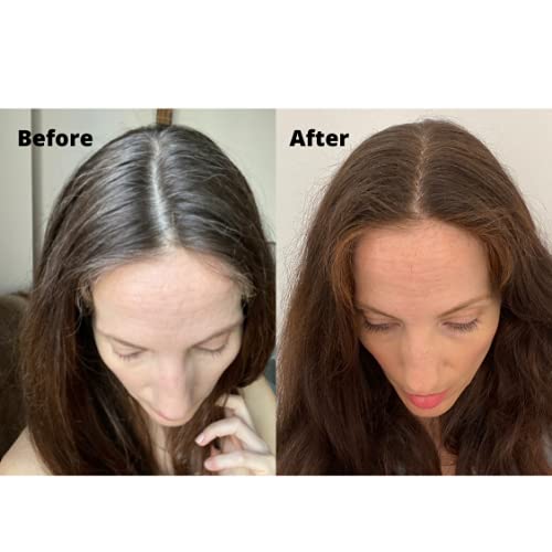 Reshma Beauty 30 Minute Henna Hair Color | Infused with Natural Herbs, For Soft Shiny Hair | Henna Hair Color/Dye, 100% Gray Coverage |Semi Permanent | Ayurveda Hair Products (Dark Brown, Pack Of 12)