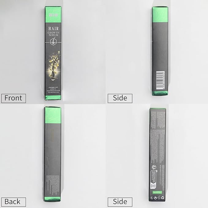 W3W Hair Growth Serum with Rosemary, Fermented Rice & Caffeine - Roll-On Scalp Treatment for Thinning Hair, No Minoxidil, Fast-Absorbing, Non-Greasy Formula for Women & Men