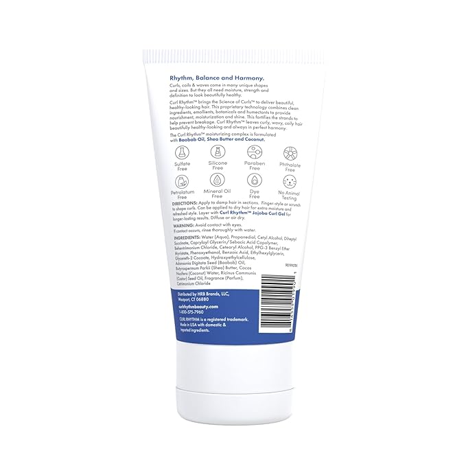 Defining Curl Cream - Hair Moisturizer for Curly Hair - Styling Cream for Frizz Control, Bounce, and Shine - Sulfate Free - 4 pc