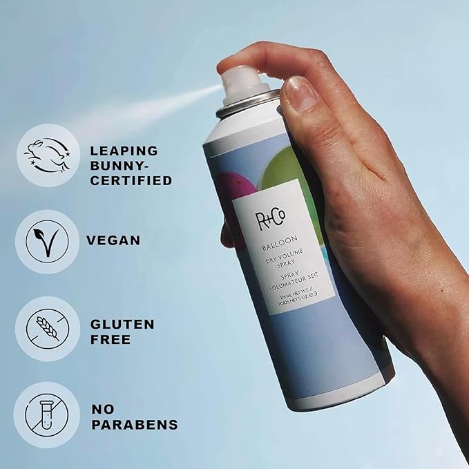 R+Co Hair Spray Set for Volume and Hold | Outer Space & Balloon Hairsprays | Instant Volume and Texture | Lightweight For Long Lasting Hairstyles | Vegan + Cruelty-Free | 9.5 oz + 5 oz (Pack of 2)