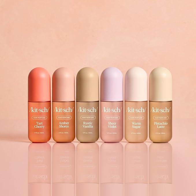 Kitsch Hair Perfume for Women - Rustic Vanilla | Clean, Deodorizing & Patented Odor-Eliminating Technology Hair Spray & Body Mist - Freshen Hair, Pillows - Warm Tonka, Vanilla & Cedar Blend - 50 mL