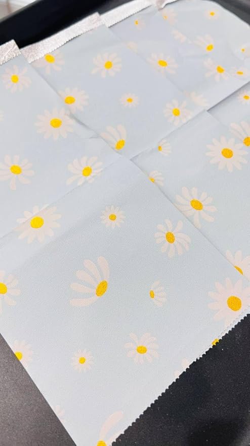 Aluminum Foil Daisies Hair Foils 5x10.75-500 Sheets for Hair Bleach, Foil for Highlighting, Cute Hair Foils, Professional Hair Foils, Pop Up Foils for Hair Color in Salons