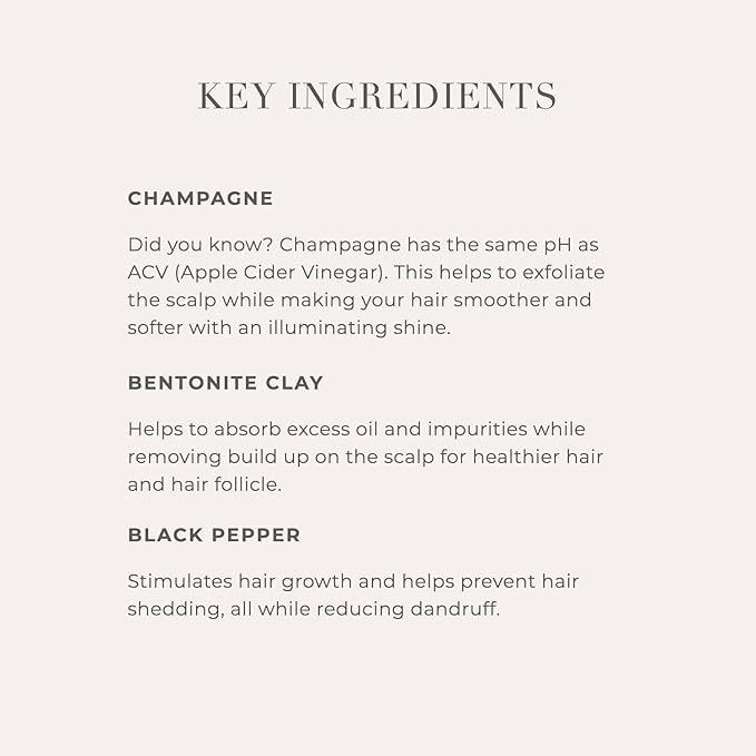 Goldie Locks Clarifying Shampoo - Sulfate-Free Deep Cleansing Detox for Scalp and Hair - Removes Buildup and Excess Oil - Safe for Extensions & Color-Treated Hair - Protein-Free - 33.8 fl oz