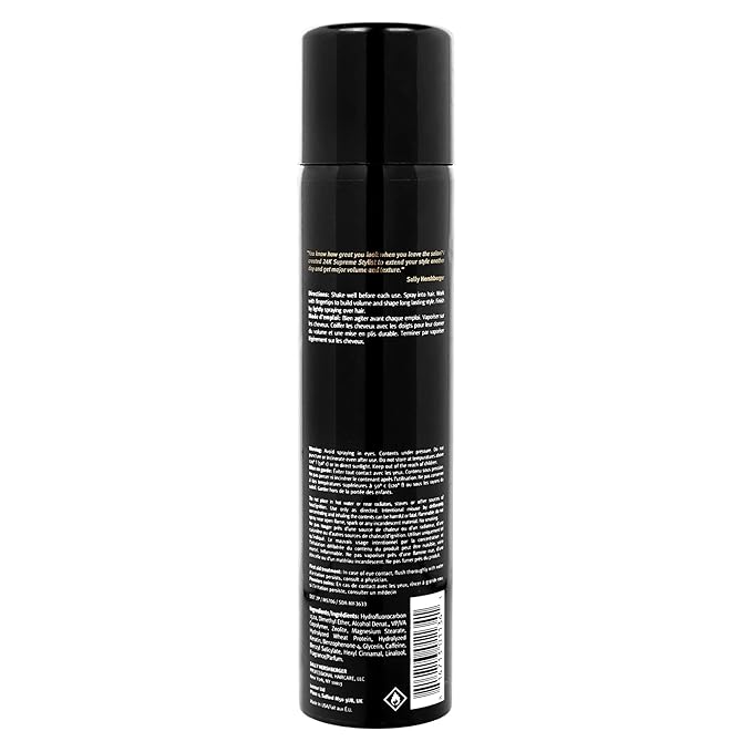 Sally Hershberger 24K Supreme Stylist Voluminous Dry Shampoo for Women & Men - 3 in 1 Travel Hair Spray - Clean, Soft, Long Lasting Hold - Absorbs Oil - Salon Style Volume - All Hair Types - 8.5 Oz