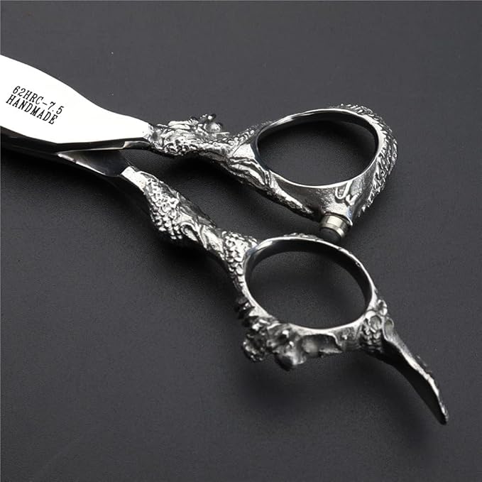 SHARONDS Hair Cutting Scissors Hairdressing Scissors Thinning Scissor Professional Barber Salon Home Shear For Men Women (7.5 inch flat)