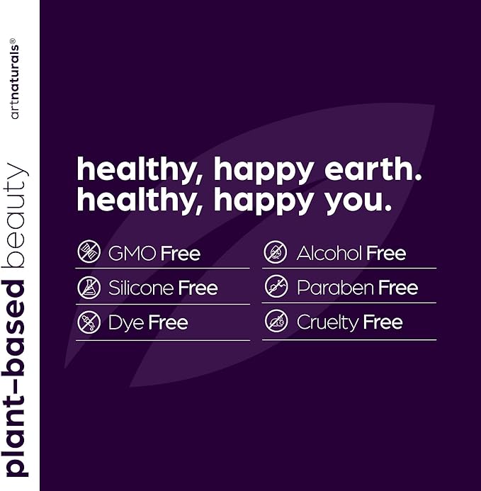 Artnaturals Purple Shampoo – (16 Fl Oz / 473ml) – Protects, Balances and Tones – Bleached, Color Treated, Silver, Brassy and Blonde Hair - Sulfate Free