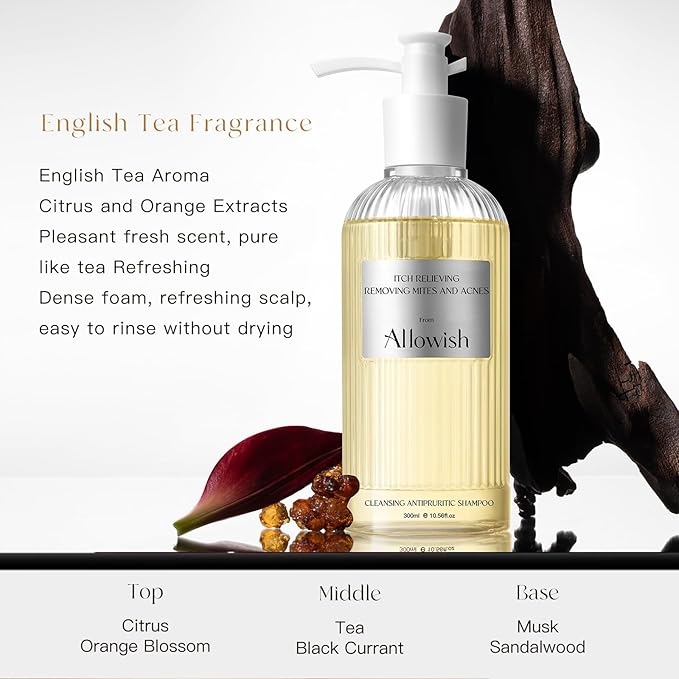 Clarifying Shampoo for Build Up, Dandruff Shampoo with Rosemary & Peppermint Extract, Reduces Oil, Volume, Hydrating, Strengthening, Sulfate-Free for All Hair Types