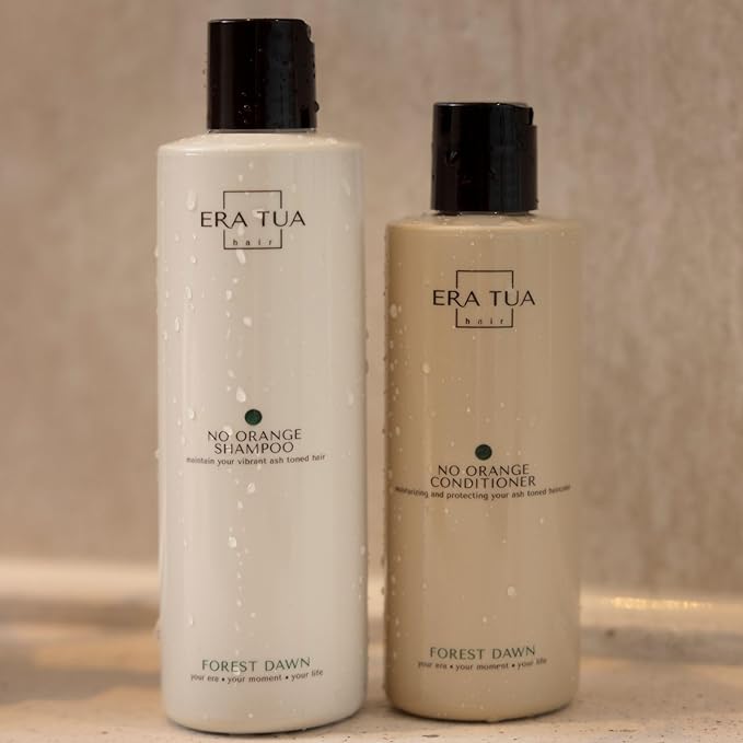 Forest Dawn Toning No-Orange Hair Conditioner | Dutch Made Blue Pigment Neutralizer for Orange & Copper Hair Tones | Paraben Free| Scent Mandarin, Bergamot, Pink Rose & Vanilla Scent | 200 ml