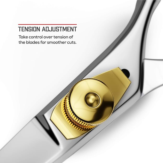 Suvorna 6" Hair Scissors Professional - Hair Shears for Women & Men - Extremely Sharp Hair Cutting Scissors to Cut Hair - Right Hand Barber Shears for Hair Cutting for Hairdressers and Professionals