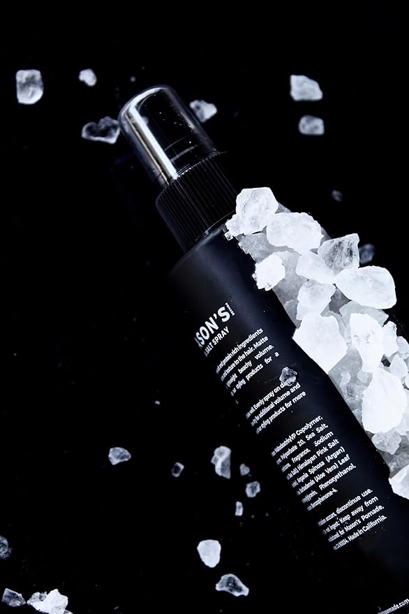 Mason’s Pomade Sea Salt Spray for Men and Women - Texturizing Hair Spray with Aloe & Argan Oil - Lightweight, Non-Sticky for Beach Waves, Volume & Texture - Mountain Rain Scent Hair Care - 8 oz