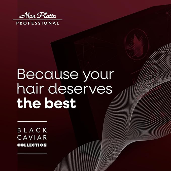 Mon Platin Black Caviar & Silk Protein Hair Mask, Total Repair Shampoo & Serum Bundle – Deep Conditioning, Color-Safe Care for Dry, Damaged Hair with Intense Moisture & Shine Protection