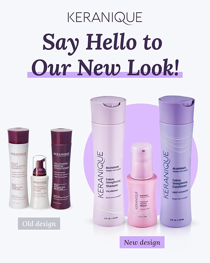 Micro Exfoliating Mask for Scalp & Hair - Keranique Clarifying Scalp Scrub for Women - Cleansing & Moisturizing Scalp Detox Conditioner - Creates Foundation for Fuller Growth - Hair Mask & Exfoliator