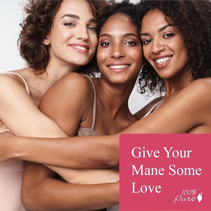 100% PURE Honey & Virgin Coconut Restorative Shampoo & Cleansing Detox Helps Restore Damaged Hair, Replenish Moisture & Body Healthy Hair Growth for Women & Men - Sulfate Free - 16 Fl Oz