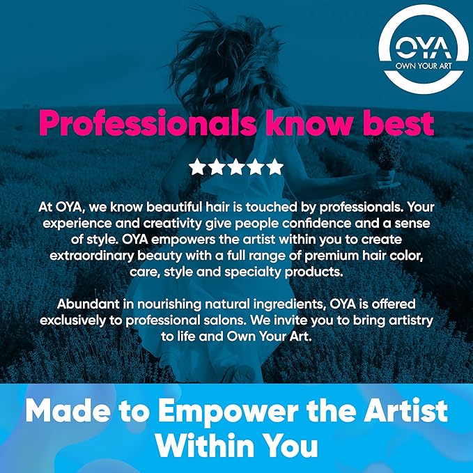 OYA Leave In Hair Conditioner - 236 ml - For Natural, Color Treated, Frizzy, and Curly Hair - Detangle, De-Frizz, and Hydrate - Leave-In Conditioner Safe for all Hair Types - Sulfate and Paraben Free