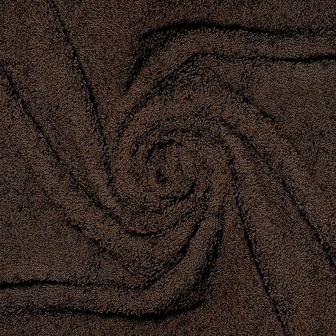 12 Pack Luxury Salon Towels, 100% Ringspun Cotton Comfort, Not Bleach Proof Highly Absorbent Barber Towels (25 x 15) Hair Towel Wrap for Women, Hand, Gym, Beauty, Spa & Home Hair Care β Brown