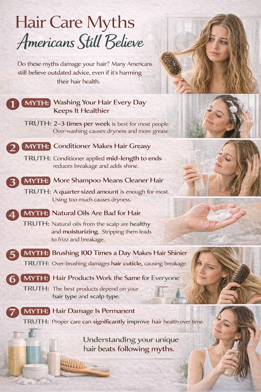 Hair Care Myths Americans Still Believe