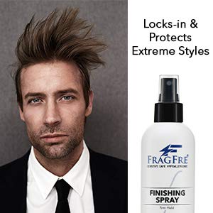 Hair Finishing Spray Firm Hold 8 oz - Hair Spray for Sensitive Skin - Fragrance Free Hypoallergenic Parabens Free - Holds and Protects Your Styles without Irritations -Vegan No Gluten (1 Pack)