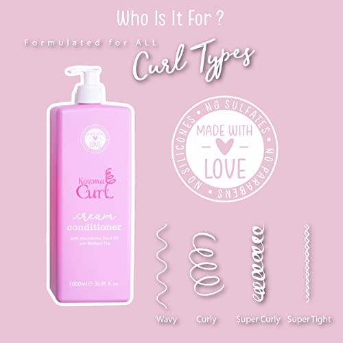 Kozma Curl Cream Conditioner (1000ml)