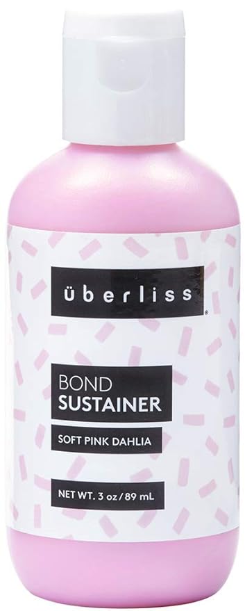 Uberliss Bond Sustainer Color (Soft Pink Dahlia) 3.7oz - Color Depositing Conditioner - Semi Permanent Direct Dye - Rebuilds Broken Hair Bonds - For Healthy Hair