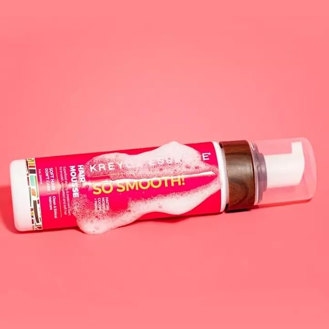 Kreyol Essence - 8 Oz Moringa Styling SCULPT + SMOOTH HAIR MOUSSE, Haitian Moringa Coconut Papaya, Hair Care