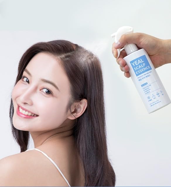 YEAL Scalp Cooling Serum Spray, Peppermint & Aloe Extract, Instant Heat Relief Hydrating Soothing, Non-Washing Leave-On Mist, Hypoallergenic Tested 10.14 fl oz