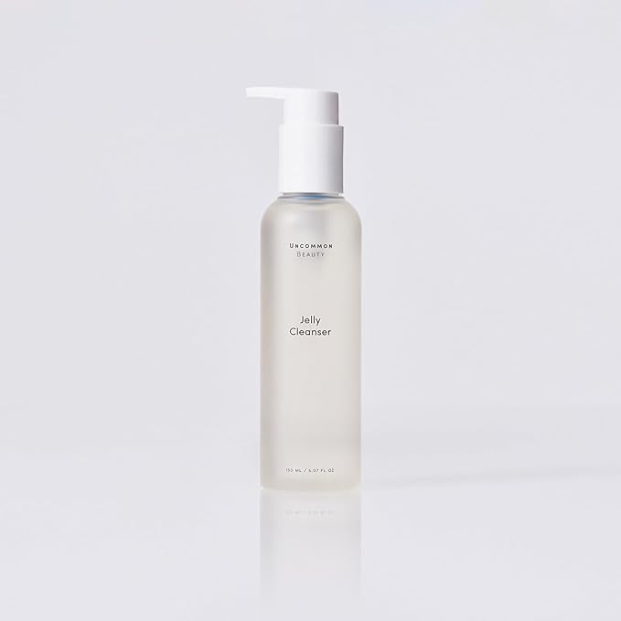 Uncommon Beauty Jelly Cleanser - Daily Gentle Face Wash and Makeup Remover with Aloe Vera Gel - All Skin Types, Vegan, Cruelty Free, Synthetic Fragrance Free, 5.07 FL OZ