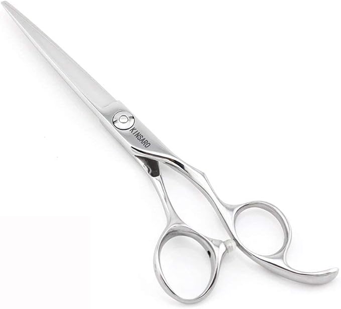 6" Professional Hair Scissors Cutting Shears 440C Hair Cutting Haircut Scissors Sharp Barber Shears Convex Edge KINSARO for Hairdresser Barbershop or Home Use