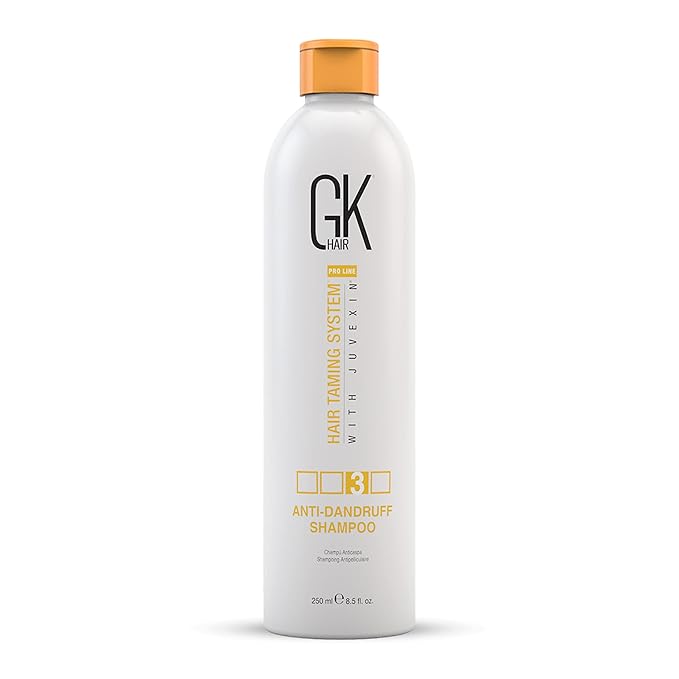 GK Hair Complete Care Set: Color Shield, Anti-Dandruff, and Smoothing Serum for Ultimate Hair Protection and Shine