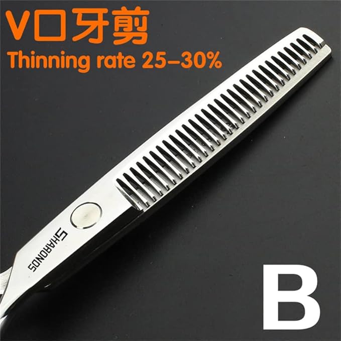 Barber hair scissors, Axemoore professional haircut Cutting Scissors/Shears set- 6", made of Japanese stainless steel, especially (6in-2pc-A)