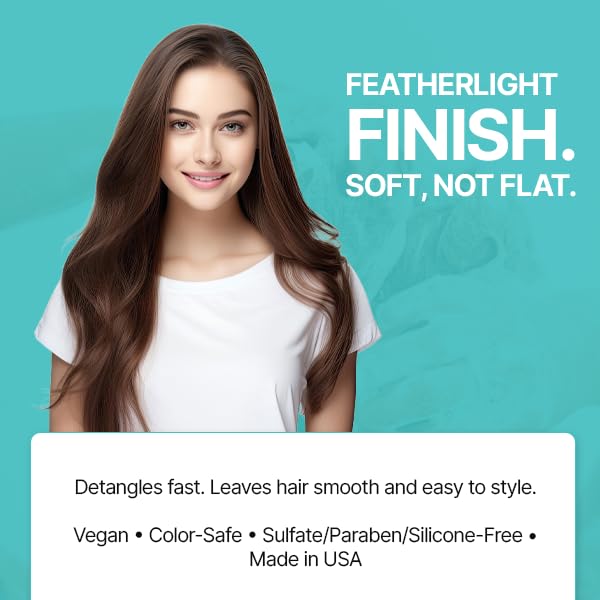 ALIIS Lightweight Conditioner – Moisture-Rich, pH-Balanced Daily Conditioner for All Hair Types | Detangles, Softens & Smooths Without Buildup | Color-Safe, Vegan, Sulfate-Free | 8 oz