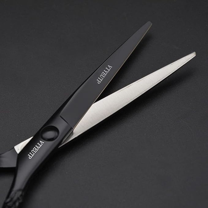 6.0 inch Hair Cutting Scissors Professional Black Dragon Handle 440C Salon Hair Cutting Shears - Hairdressing Cutting Shears- Perfect for Barber and Home Use 1PC