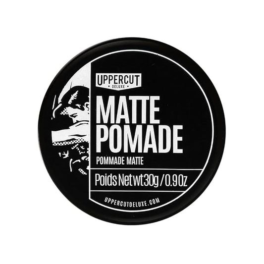 UPPERCUT DELUXE Matte Pomade Midi, Medium Hold, Matte Finish Water Based Matte Hair Styling Product Easy Wash Out, No Residue, 0.9 oz / 30g