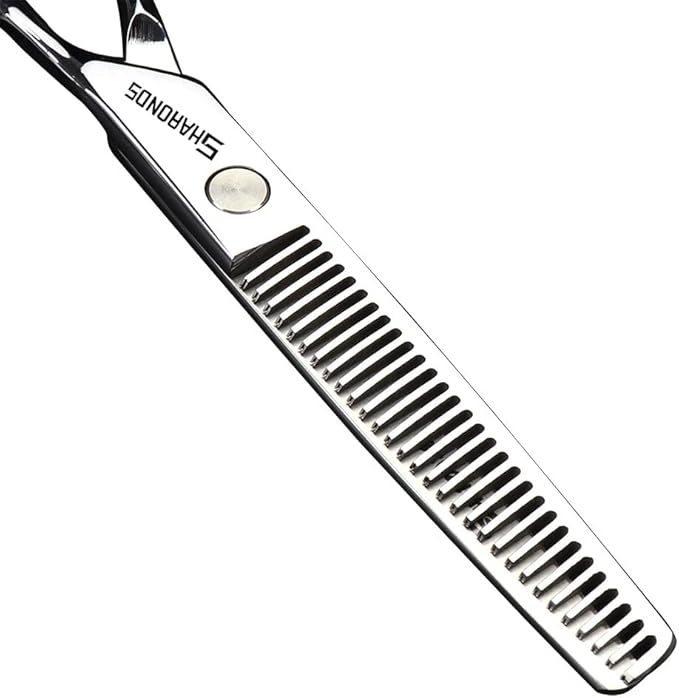 Barber hair scissors, Axemoore professional haircut Cutting Scissors/Shears set- 6", made of Japanese stainless steel, especially (6 in- tooth-B)