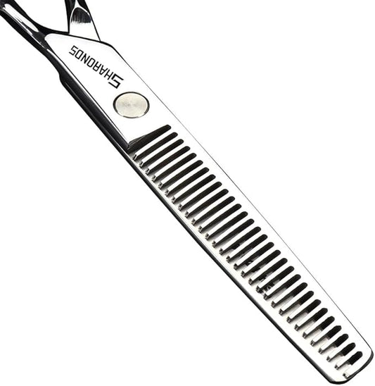 Barber hair scissors, Axemoore professional haircut Cutting Scissors/Shears set- 6", made of Japanese stainless steel, especially (6 in- tooth-B)