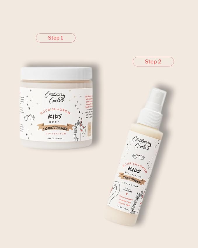 Cristina's Curls Kids Deep Conditioner – Plush Moisture And Slip For Easy Detangling