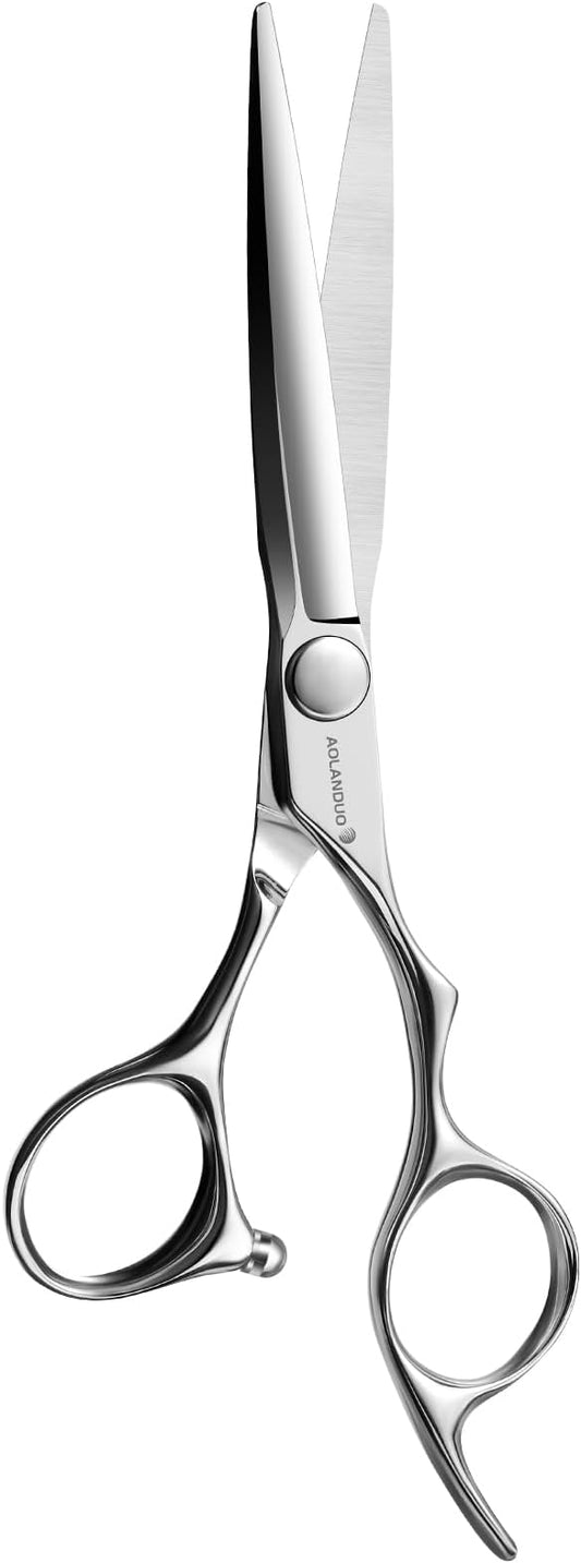 AOLANDUO Professional Hair Cutting Scissors - VG10 Steel Barber Shears, Ergonomic Handle - 1 Count, 6 in