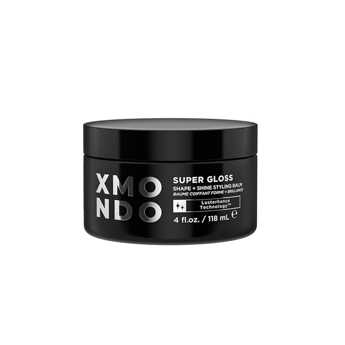 XMONDO Hair Super Gloss Shape & Shine Styling Balm with Styling Polymers for Smooth, Frizz-Free Hair , 4 Fl Oz