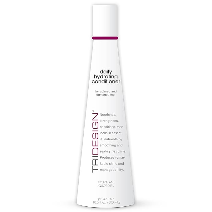 TRIDESIGN Hydrating Conditioner for Women - Extra Moisturizing, Restorative Conditioner for Dry, Damaged, and Colored Hair - Adds Luminous Volume and Healthy Shine - 10.5 Fluid Oz