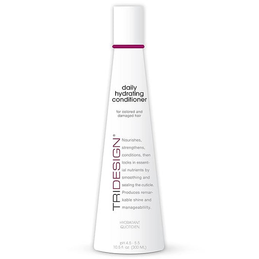 TRIDESIGN Hydrating Conditioner for Women - Extra Moisturizing, Restorative Conditioner for Dry, Damaged, and Colored Hair - Adds Luminous Volume and Healthy Shine - 10.5 Fluid Oz