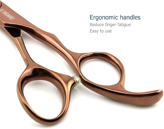 5.5 Inch Barber Scissor to Cut Hair Cutting Scissors Professional Hair Cutting Shears 440C Hair Scissors KINSARO for Hairdresser Barber or Home Use