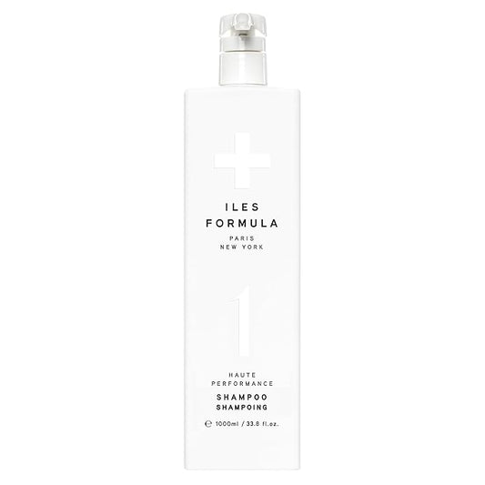 ILES FORMULA Shampoo for Dry, Damaged, Frizzy or Color Treated Hair - Hydrating, Sulfate Free Shampoo – Salon Grade, Color Safe, Moisturizing Formula that Controls Humidity & Boosts Shine