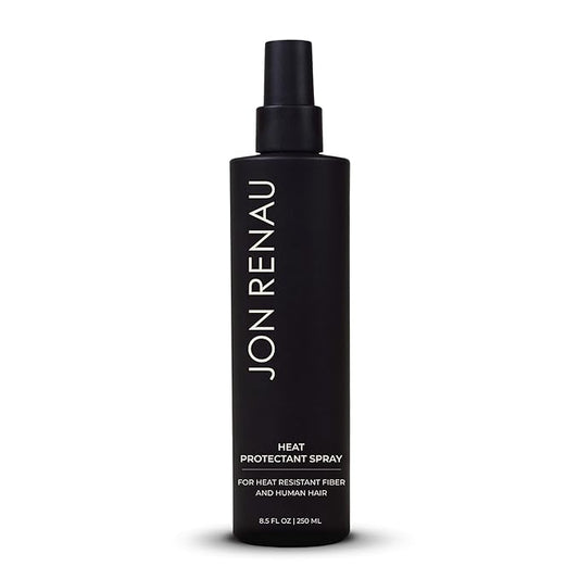 Jon Renau Heat Protectant Spray, Heat Activated Wig Spray for Human and Heat-Friendly Synthetic Hair, Non Stick Thermal Styling Support for Heat Friendly Wigs and Extensions, 8.5 Ounces