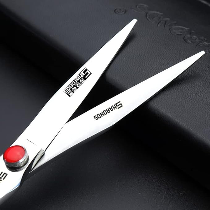 6/7/8/9 inch Professional Hair Cutting Thinning Scissors Barber Shears Hairdressing Salon Set (8 inch flat)