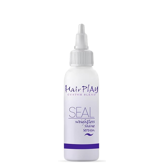 Hair Play SEAL Hair Serum for Frizzy and Damaged Hair - Anti Frizz Hair Oil with Heat Protectant Serum for Women & Men - Lightweight Smoothing Hair Serum for Shiney Hair - Hair Moisturizer Oil - 2oz
