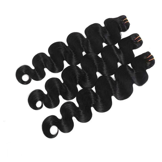 16A Raw Body Wave Bundles Human Hair 100% Human Hair Bundles,Triple Lifespan Virgin Remy Hair Extensions,Keep Texture Silky Soft After Multiple Washes (Body Wave 3 Bundles, 20 22 24 Inch)