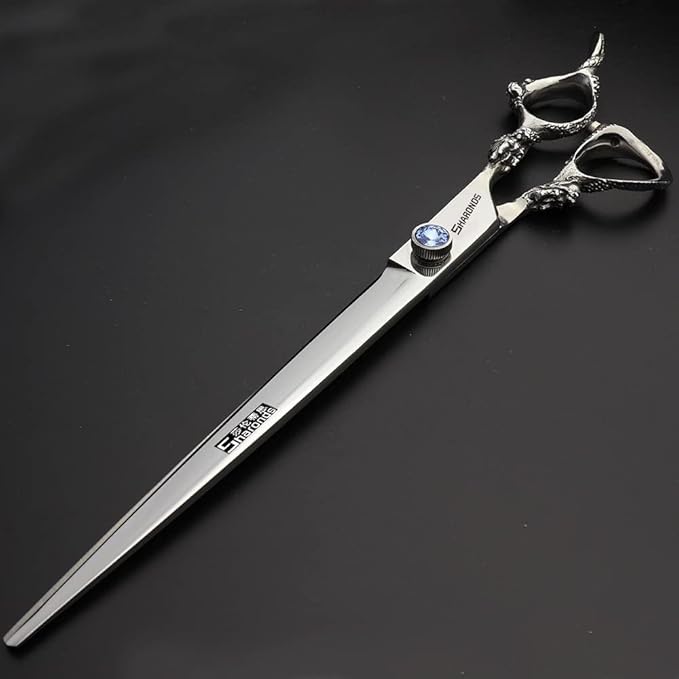 SHARONDS Hair Cutting Scissors Hairdressing Scissors Thinning Scissor Professional Barber Salon Home Shear For Men Women (9 inch flat)