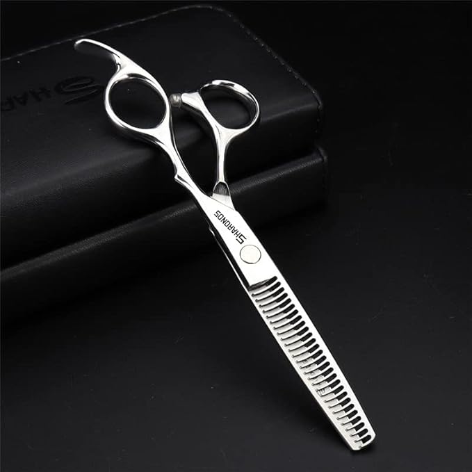 Barber hair scissors, Axemoore professional haircut Cutting Scissors/Shears set- 6", made of Japanese stainless steel, especially (6 in- tooth-A)