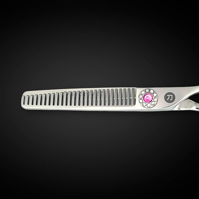 Saki Sakura Swivel Hairdressing Thinning Shears/Scissors - Professional Haircutting - Perfect for Wet or Dry Hair - 440C Stainless Steel (5.5, Steel)