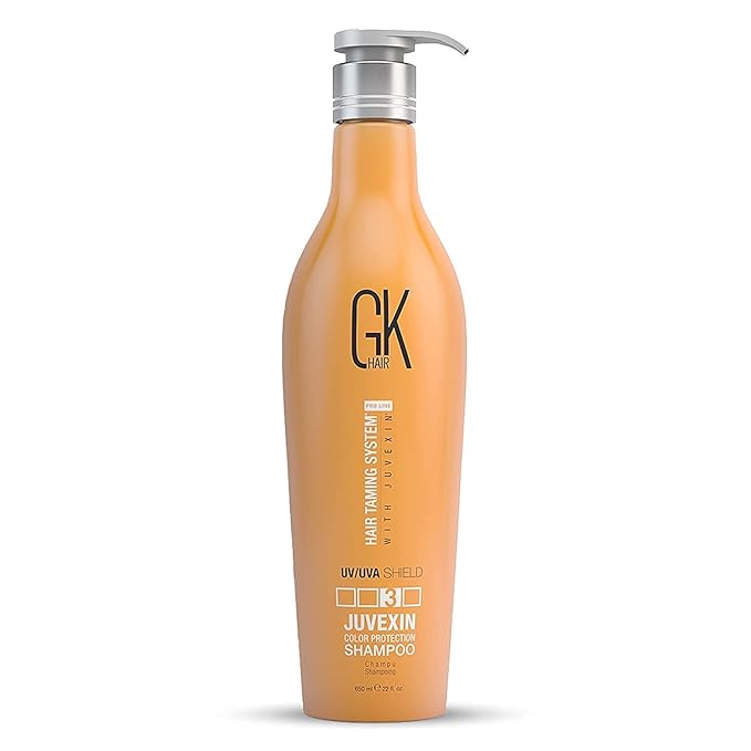 GK Hair Complete Care Set: Color Shield, Anti-Dandruff, and Smoothing Serum for Ultimate Hair Protection and Shine