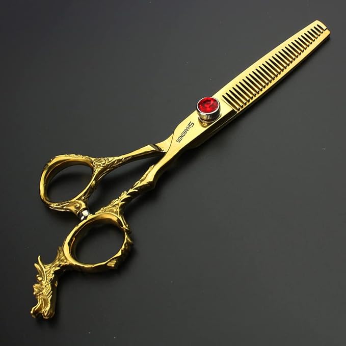 6/7/8/9 inch Professional Hair Cutting Thinning Scissors Barber Shears Hairdressing Salon Set (6+7-inch 4pc)